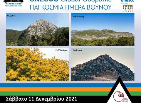 Παγκόσμια Ημέρα Βουνού</br>Οι ορεινοί όγκοι της Λέσβου σημαντικοί πόροι για τη βιώσιμη τουριστική ανάπτυξη</br>11 Δεκεμβρίου 2021